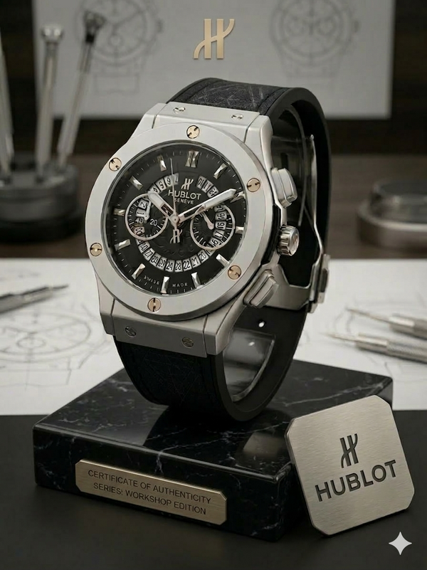 HUB Geneve Men’s Analog Watch – Premium Style, Timeless Design